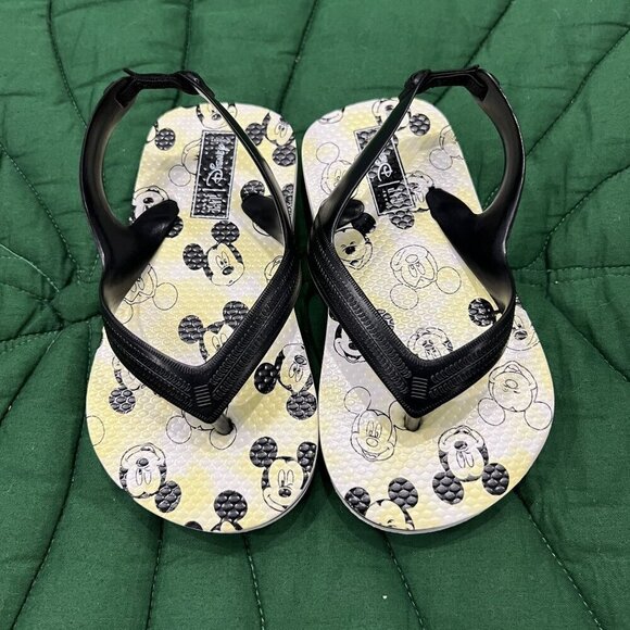 Baby GAP x Disney Toddler 7/8 Mickey Sandals Flip Flops - Picture 1 of 4